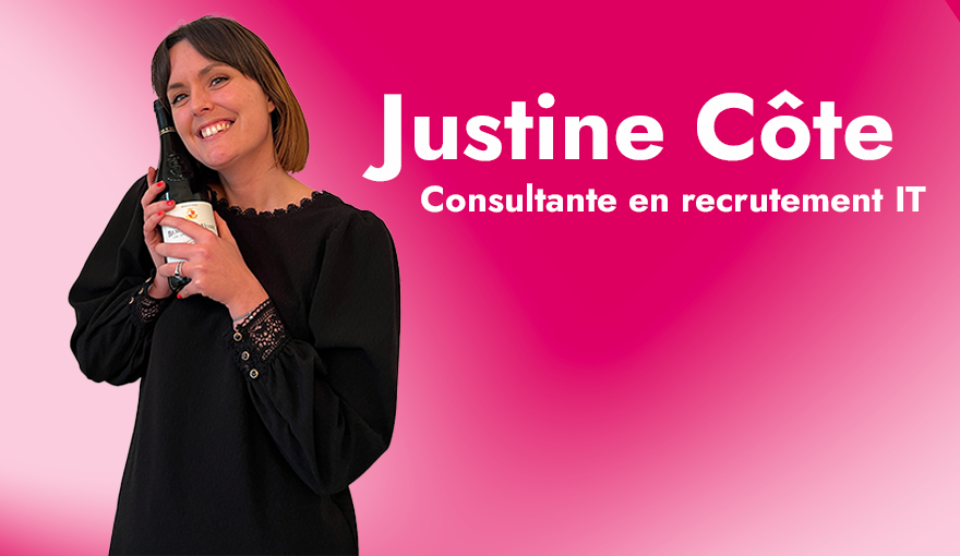 Justine Côte, consultante en recrutement
