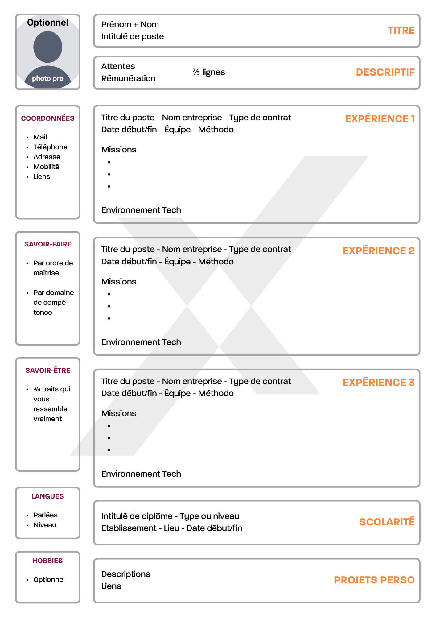 CV informatique